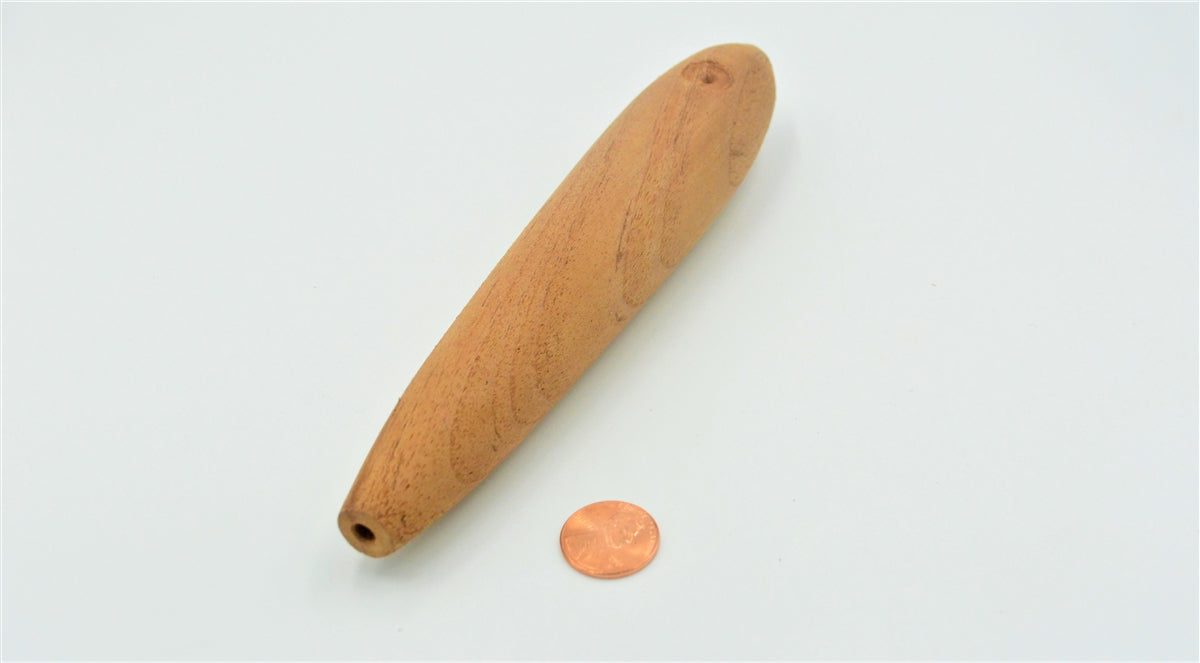 X Large 7.25" inch wood Musky & Surf Fishing lure blank | through hole / belly hole & eye sockets