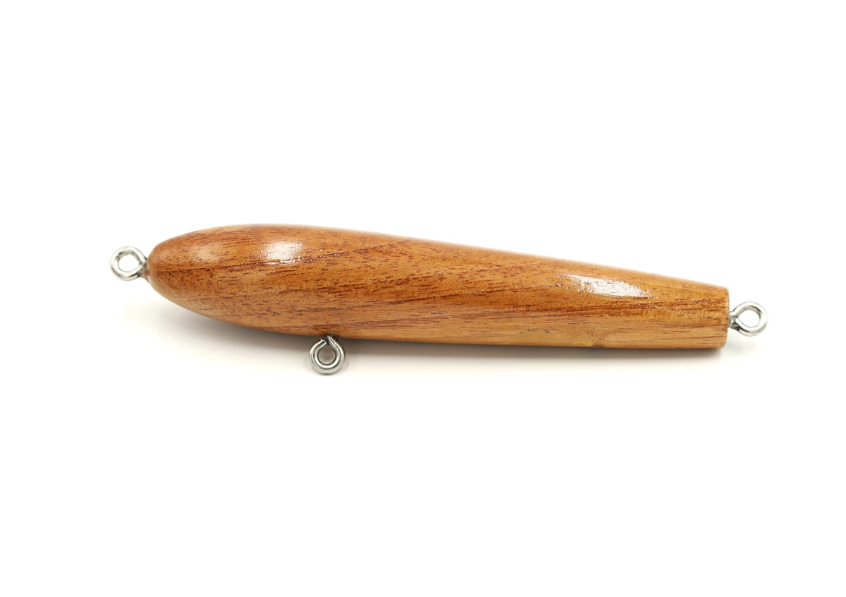 5.25" inch Surface Walker | Tail Weighted Musky & Surf Fishing Wood lure Kit