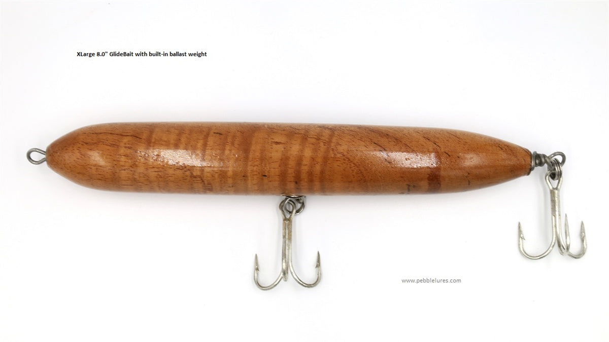 Glidiater | 8.0" inch Wood TopWater Glide Bait Kit (built-in weight | through hole | belly hole) Glidiater | 8.0" inch Wood TopWater Glide Bait Kit (built-in weight | through hole | belly hole)