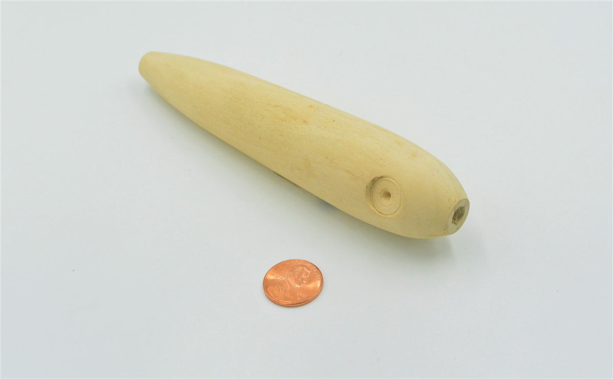Large 6.0" inch wood Musky & Surf Fishing lure blank | through hole / belly hole & eye sockets