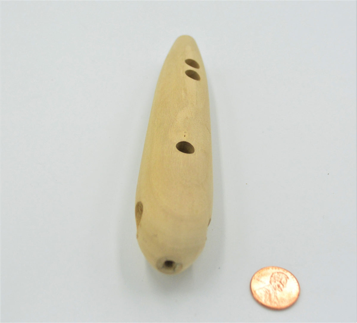 Large 6.0" inch wood Musky & Surf Fishing lure blank | through hole / belly hole & eye sockets