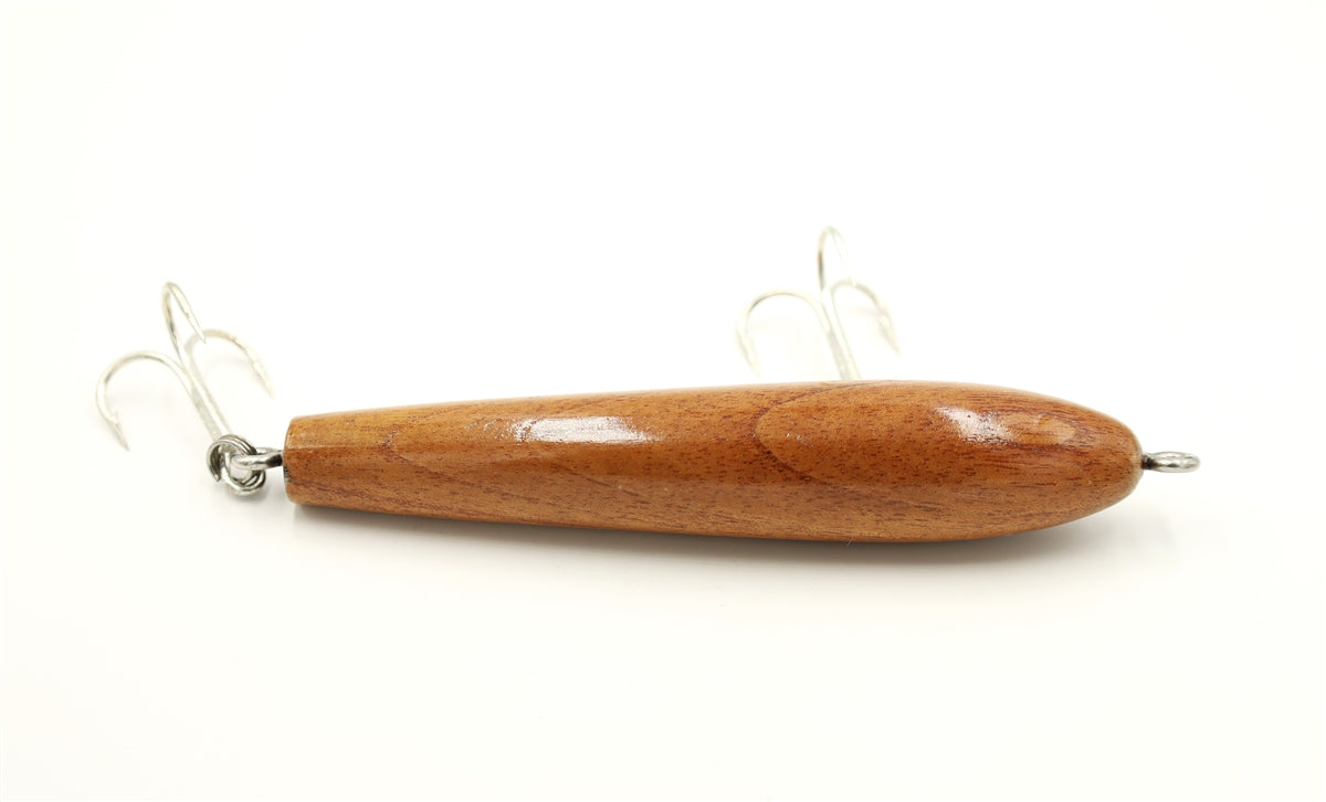 5.25" inch Surface Walker | Tail Weighted Musky & Surf Fishing Wood lure Kit