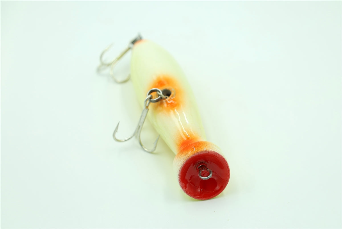 Ultra Yellow Spray Popper 5.5" | 2.5oz TopWater Wood Popper lure