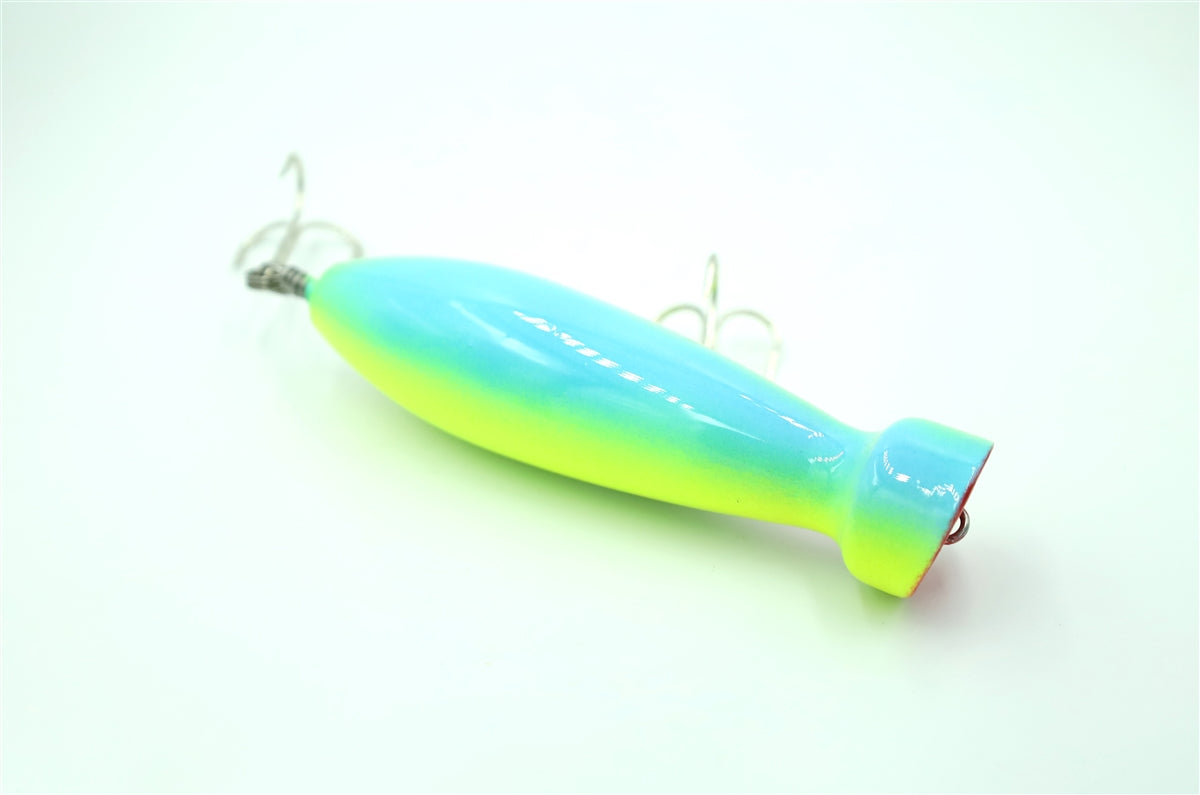 Ocean Blue | 5.5” (inch) 2.5 oz Custom Wood Popper | Spray Popper