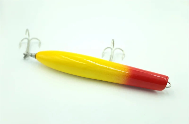 Red Head & Yellow | Custom 6.5” (inch) Wood Pencil Popper