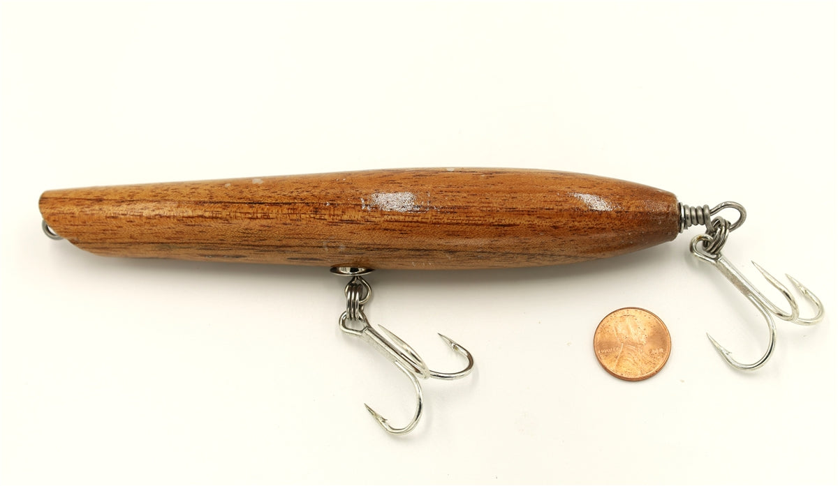 Ready to Paint | 6.5” (inch) Wood Pencil Popper Lure Kit